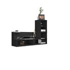 Escrivaninha Suspensa 135cm Tok Glamour Preto Fosco