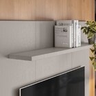 Escrivaninha Suspensa 1.29 Cm Com Painel Para Tv De 55" Nt 21