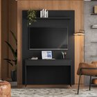 Escrivaninha Suspensa 1.29 Cm Com Painel Para Tv De 55" Nt 21