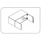 Escrivaninha Suspensa 2 Portas 180cm Com Armário Suspenso 2 P