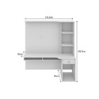 Escrivaninha Suspensa Agáve 1 Gv Branca