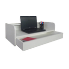 Escrivaninha Suspensa Bancada Com Gaveta Mesa Notebook Branco