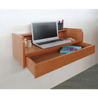 Escrivaninha Suspensa Bancada Com Gaveta Mesa Notebook Madeir