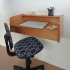 Escrivaninha Suspensa Bancada Com Gaveta Mesa Notebook Madeir