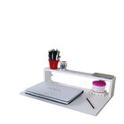 Escrivaninha Suspensa Com Prateleira P/ Notebook - Branco