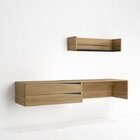 Escrivaninha Suspensa Com Prateleira Suspensa Conjunto 2 2 Ga