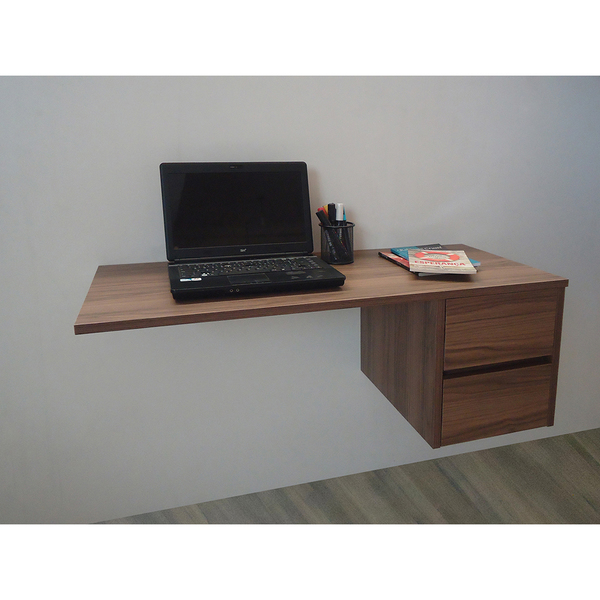 Escrivaninha Suspensa Mesa Para Computador Ou Notebook Escritorio Cor Versati Leroy Merlin