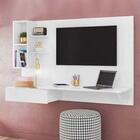 Escrivaninha Suspensa Multifuncional Safira Branco