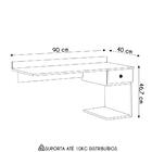 Escrivaninha Suspensa Quarto Para Notebook Com 1 Gaveta