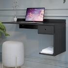 Escrivaninha Suspensa Quarto Para Notebook Com 1 Gaveta