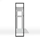 Escrivaninha Suspensa Tokyo Branca E Preta