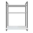 Escrivaninha Suspensa Tokyo Branca E Preta