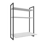 Escrivaninha Suspensa Tokyo Branca E Preta