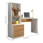 Escrivaninha Tameka Nature Branco