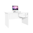 Escrivaninha Taurus 1,20m J&a Branco Branco