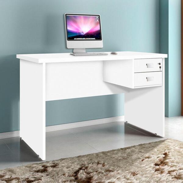 Escrivaninha Taurus 1,20m J&a Branco Branco