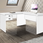 Escrivaninha Taurus Em L Branca