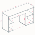 Escrivaninha Tech Com 1 Porta 1 Gaveta Aramóveis