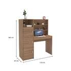 Escrivaninha Teresina 3 Pt Castanho