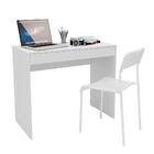 Escrivaninha Tijuca 2 Gavetas Com Cadeira Vilhena Branco Poli