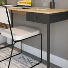 Escrivaninha Tokyo Castanho/preto - Móveis Belo