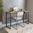 Escrivaninha Tokyo Castanho/preto - Móveis Belo