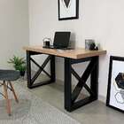 Escrivaninha Tokyo Cavalho E Preta