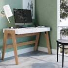 Escrivaninha Trend Com 02 Gavetas Hanover E Off White A05 - D