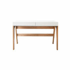 Escrivaninha Trend Com 02 Gavetas Hanover E Off White A05 - D