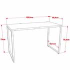 Escrivaninha Trevalla Kuadra Me120-e10 Industrial 120cm Carva