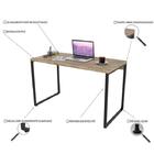 Escrivaninha Trevalla Kuadra Me120-e10 Industrial 120cm Carva