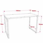 Escrivaninha Trevalla Kuadra Me120-e10 Industrial 120cm Preto