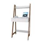 Escrivaninha Urban Branca E Castanho