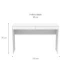 Escrivaninha Uruana 2 Gv Branca