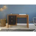 Escrivaninha Valência 1 Pt 1 Gv Amêndoa Clean E Preta