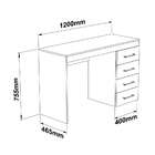 Escrivaninha Vedere 4 Gv Preta