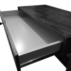 Escrivaninha Ventura 2 Portas E 1 Gaveta Jcm Nobre Soft