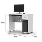 Escrivaninha Vicenza - Branco - Lukaliam Móveis