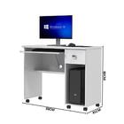 Escrivaninha Vicenza - Branco - Lukaliam Móveis