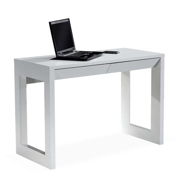 Escrivaninha Viena Univ 110 Cm Tampo De Madeira Com Vidro Col