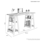 Escrivaninha Vigor Jcm Móveis Cestaplus Branco
