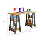 Escrivaninha Vital Cinamomo E Grafite