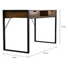 Escrivaninha Warm-hearted Ipê E Preta