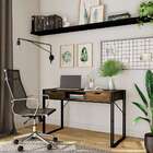 Escrivaninha Well-being Ipê E Preta