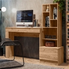 Escrivaninha Willis Com Biblioteca Teca Supremo