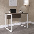 Escrivaninha X X P25 90cm Industrial Walnut E Branco Walnut/b