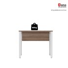 Escrivaninha X X P25 90cm Industrial Walnut E Branco Walnut/b