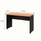 Escrivaninha Yaris Nogal Sevilha E Preta 120 Cm