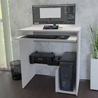 Escrivaninhar Com Suporte Para Cpu E Impressora  Branco