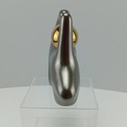 Escultura Abstrata Decorativa  Home&co Resina 19x21x8cm Prata